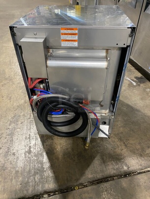 New Body Style Hobart Commercial Under The Counter Heavy Duty Dishwasher! All Stainless Steel! Model: LXER SN: 231193787 120/208V 60HZ 1 Phase - Image 3 of 8