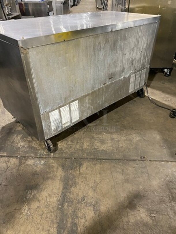 Beverage Air Commercial 2 Door Lowboy/Worktop Cooler! All Stainless Steel! On Casters! Model: WTR60A SN: 5902580 115V 60HZ 1 Phase - Image 3 of 8