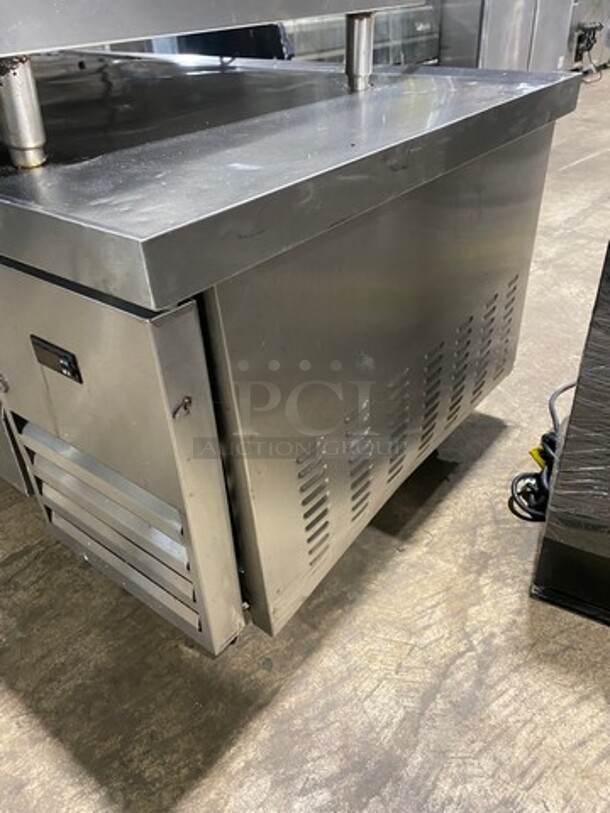 Ikon Commercial Refrigerated Chef Base! With 2 Drawer Storage Space! All Stainless Steel! On Casters! Model: KCBR60 SN: KCBR608145173 115V 60HZ 1 Phase - Image 2 of 8