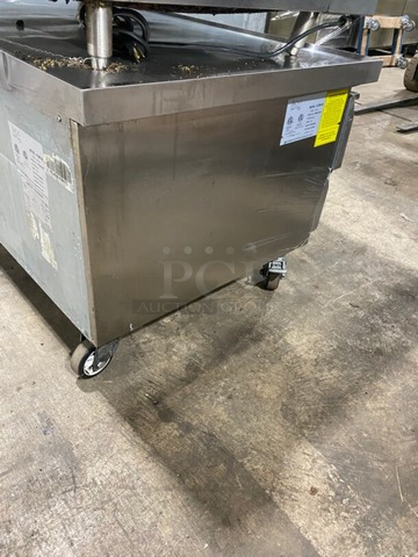 Ikon Commercial Refrigerated Chef Base! With 2 Drawer Storage Space! All Stainless Steel! On Casters! Model: KCBR60 SN: KCBR608145173 115V 60HZ 1 Phase - Image 3 of 8