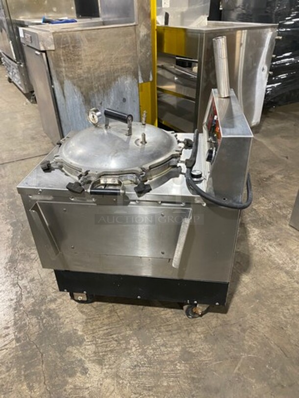Smokaroma Commercial Electric Powered BBQ Cooker/ Smoker! All Stainless Steel! On Casters! Model: AC 208/240V - Image 3 of 8