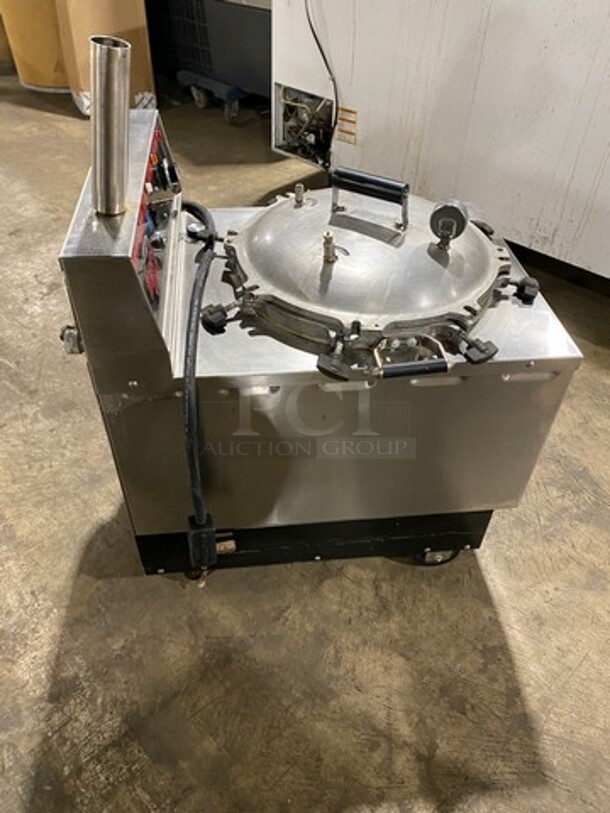 Smokaroma Commercial Electric Powered BBQ Cooker/ Smoker! All Stainless Steel! On Casters! Model: AC 208/240V - Image 4 of 8
