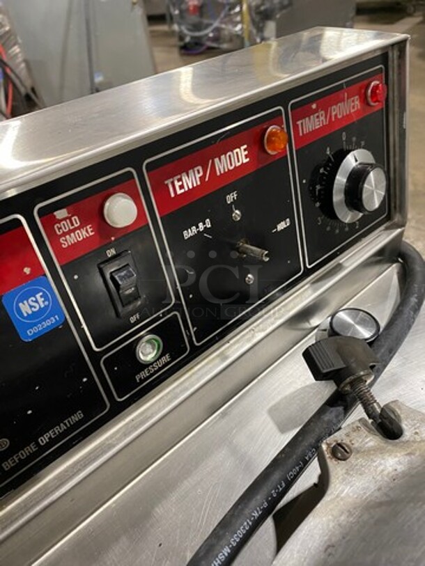 Smokaroma Commercial Electric Powered BBQ Cooker/ Smoker! All Stainless Steel! On Casters! Model: AC 208/240V - Image 6 of 8