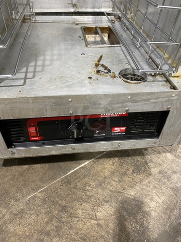 Metro Commercial Heated Holding Cabinet/ Food Warmer! All Stainless Steel! On Casters! Model: C199HM2000 120V - Image 8 of 9
