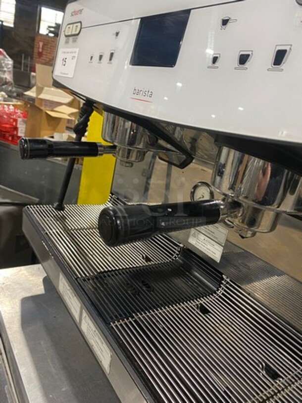 WOW! LATE MODEL! Dunkin Donuts Edition! Schaerer Commercial Countertop 2 Group Espresso Machine! With Steam Lines! Stainless Steel! On Small Legs! - Image 7 of 11