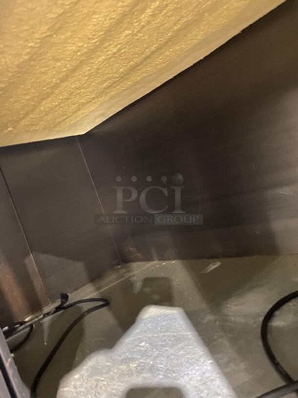 Vollrath Commercial Refrigerated Food Serving Station Counter/ Cold Pan! With Sneeze Guard! Stainless Steel Body! On Casters! Model: R38718 SN: B23700497448002 120V 60HZ 1 Phase - Image 7 of 9