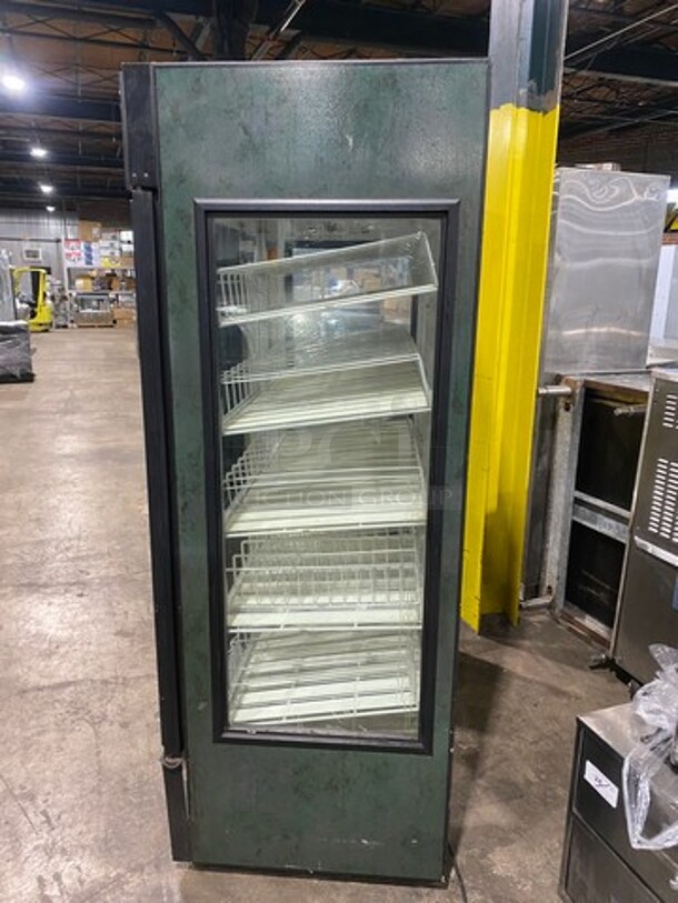 NICE! True Commercial 2 Door Reach In Cooler Merchandiser! With View Through Doors And Sides! With Poly Beverage Racks! Model: GEM49 SN: 14438952 115V 60HZ 1 Phase - Image 3 of 8