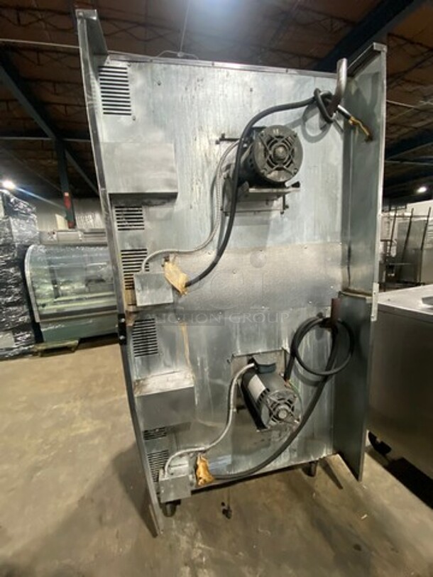 NICE! Imperial Commercial Electric Powered Heavy Duty Double Convection Oven! With One View Through Door & One Solid Door! With Metal Oven Racks! All Stainless Steel! On Casters! 2x Your Bid Makes One Unit! - Image 4 of 8