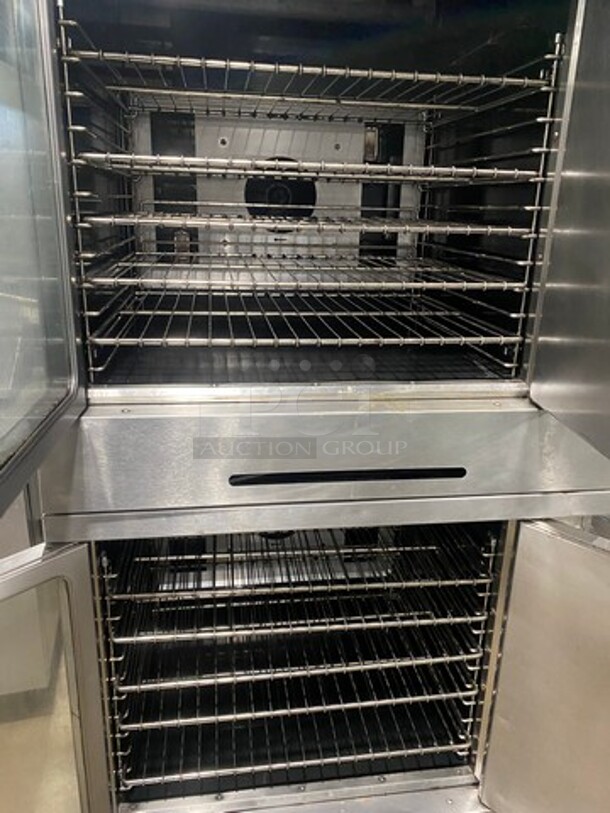 NICE! Imperial Commercial Electric Powered Heavy Duty Double Convection Oven! With One View Through Door & One Solid Door! With Metal Oven Racks! All Stainless Steel! On Casters! 2x Your Bid Makes One Unit! - Image 5 of 8
