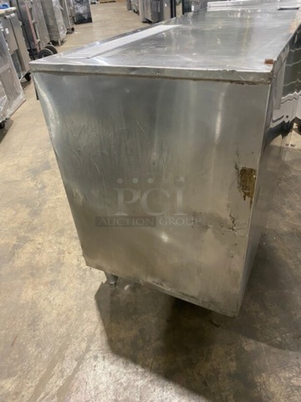 WOW! Commerical Custom Made Prep/ Worktop Counter! With Shelf Storage Underneath! All Stainless Steel! On Legs! - Image 3 of 6