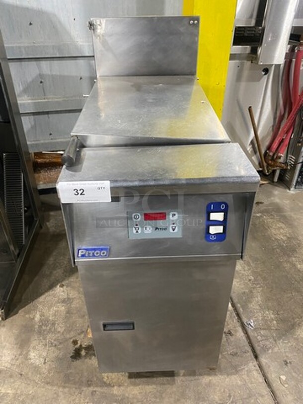 NICE! Pitco Electric Powered Commercial Pasta Cooker/Rethermalizer! With Backsplash! All Stainless Steel! On Legs! Model: SRTE SN: E12EB017625 208V 60HZ 1 Phase