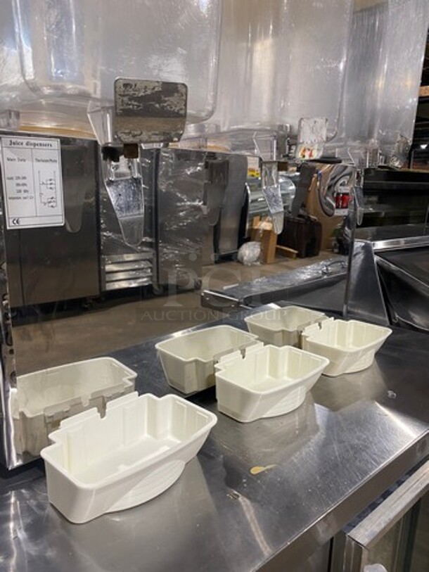 Commercial Countertop Tripple Hopper Refrigerated Beverage Dispenser! - Image 5 of 10