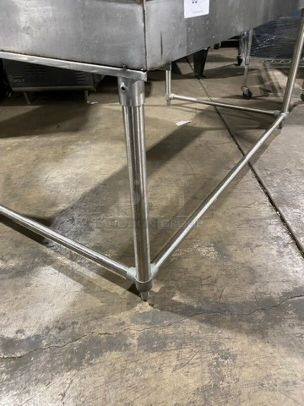 Commercial Ice Cooled Cold Pan! With Drain! All Stainless Steel! On Legs! - Image 6 of 7