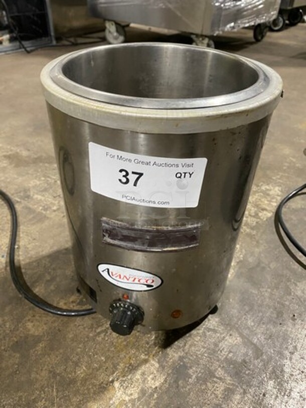 Avantco Commercial Countertop 6 QT Warmer! Model: 177W300SS SN: 0100030217 110V - Image 1 of 7