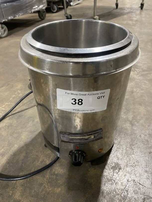 Avantco Commercial Countertop 6 QT Warmer! Model: 177W300SS SN: 0100020217 110V