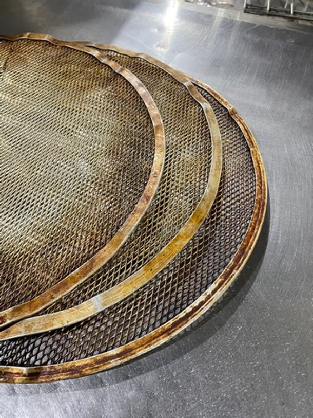 ALL ONE MONEY! Round Pizza Mesh Screens! - Image 2 of 3