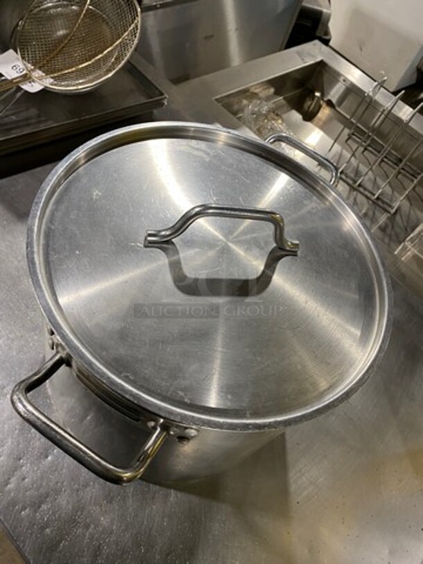 Stainless Steel Stock Pot! With Side handles! With Lid! - Image 4 of 4