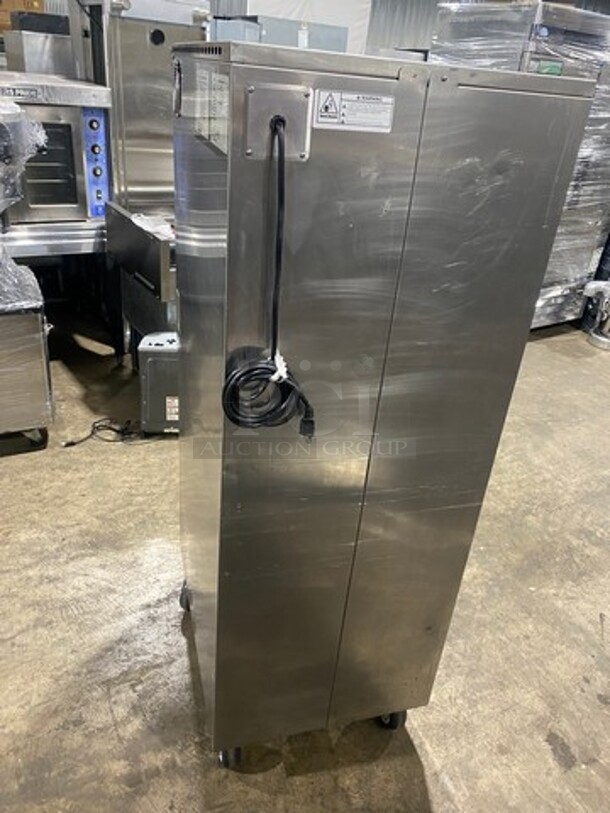 SWEET! FWE Electric Powered Food Warming Cabinet! With Solid Split Door! All Stainless Steel! On Casters! Model: TST16CHP SN: 144082001 120V 60HZ 1 Phase - Image 4 of 8