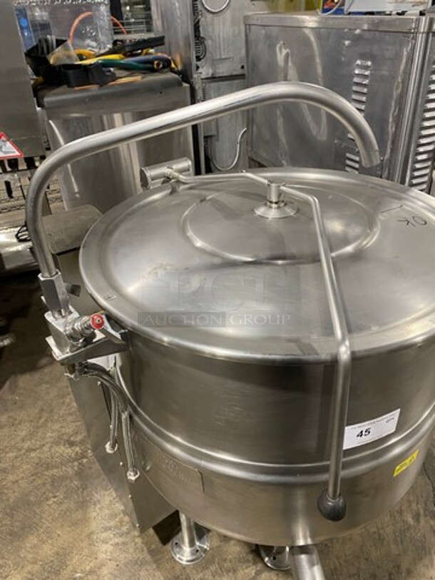GREAT! Cleveland Range Floor Style Self-Contained Soup Kettle! All Stainless Steel! On Legs! Model: KGL40 SN: WT007907K01 - Image 9 of 11