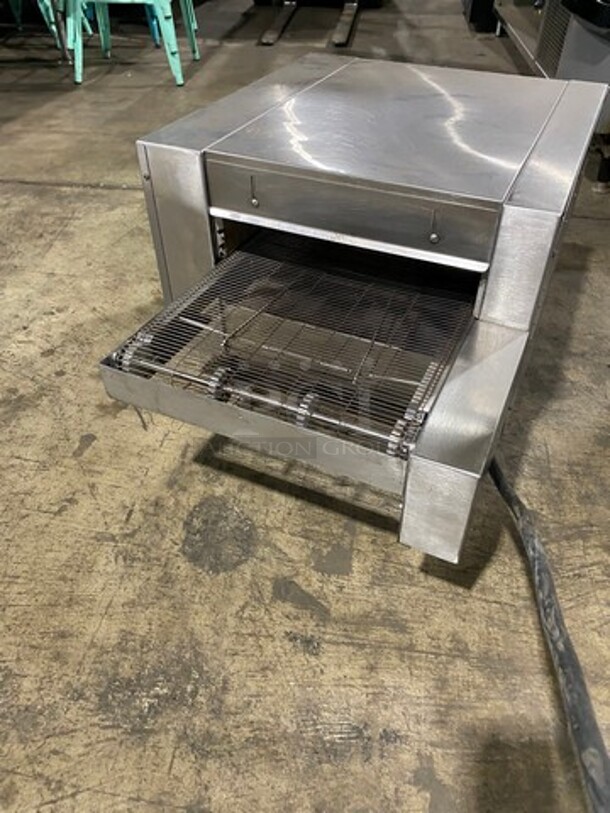 WOW! Mighty Chef Commercial Countertop Conveyor Oven! All Stainless Steel! On Small Legs! - Image 3 of 8