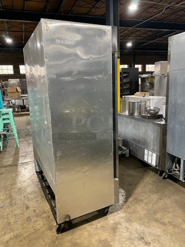 True Commercial 2 Door Reach In Refrigerator! With Poly Coated Racks! Solid Stainless Steel! On Casters! Model: T49 SN: 7140968 115V 60HZ 1 Phase - Image 3 of 10