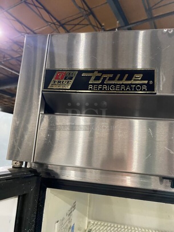 True Commercial 2 Door Reach In Refrigerator! With Poly Coated Racks! Solid Stainless Steel! On Casters! Model: T49 SN: 7140968 115V 60HZ 1 Phase - Image 9 of 10