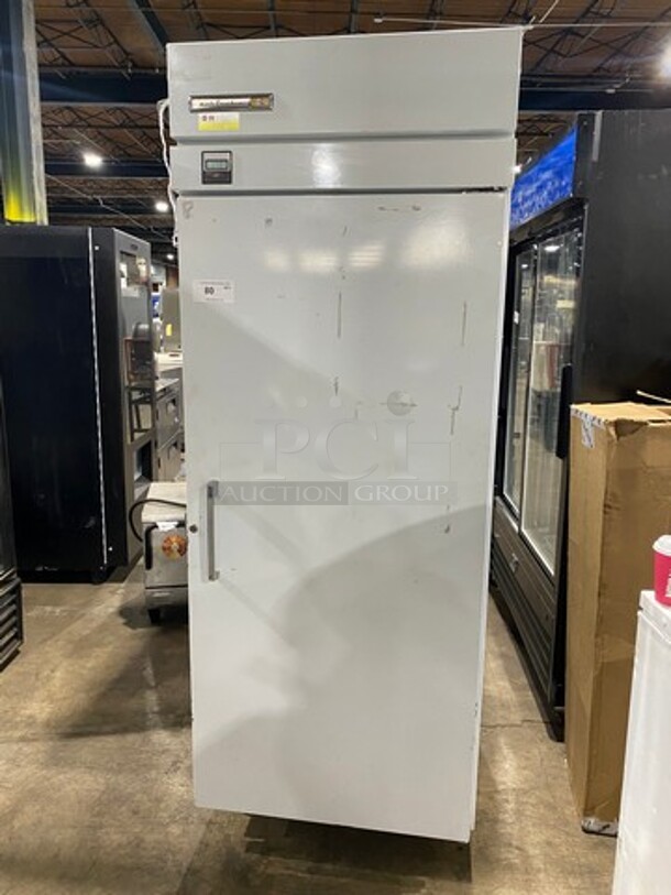 Kelvinator Commercial Refrigerated Single Door Reach In Hardening Cabinet! With Poly Coated Racks! On Casters! Model: T30HSP4 SN: 7153057 115V 60HZ 1 Phase