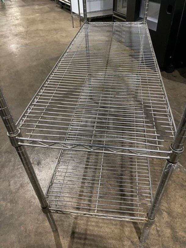 Commercial Metal 5 Tier Shelf! On Legs! BUYER MUST DISMANTLE! PCI CANNOT DISMANTLE FOR SHIPPING! PLEASE CONSIDER FREIGHT CHARGES! - Image 4 of 5