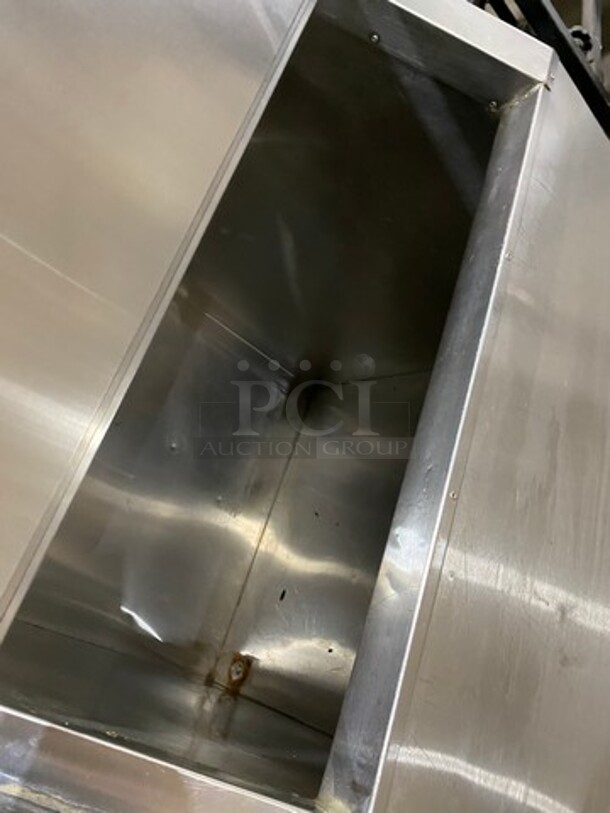 Kold Draft Commercial Ice Making Machine! On Commercial Ice Bin! All Stainless Steel! On Legs! 2x Your Bid Makes One Unit! - Image 5 of 8