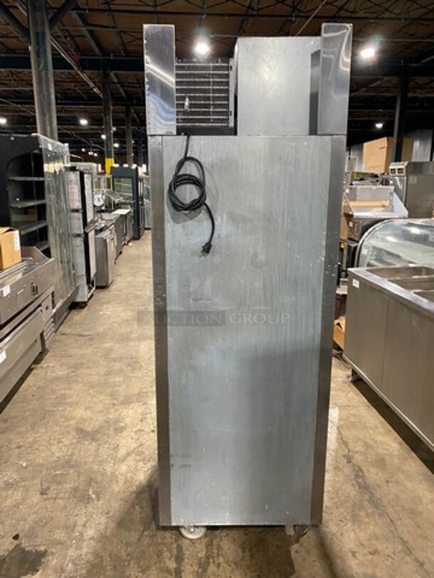 Norlake Commercial Single Door Reach In Refrigerator! With Poly Coated Racks! All Stainless Steel! On Casters! Model: NR241SSS SN: 09111289 115V 60HZ 1 Phase - Image 2 of 9