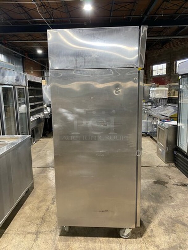 Norlake Commercial Single Door Reach In Refrigerator! With Poly Coated Racks! All Stainless Steel! On Casters! Model: NR241SSS SN: 09111289 115V 60HZ 1 Phase - Image 3 of 9