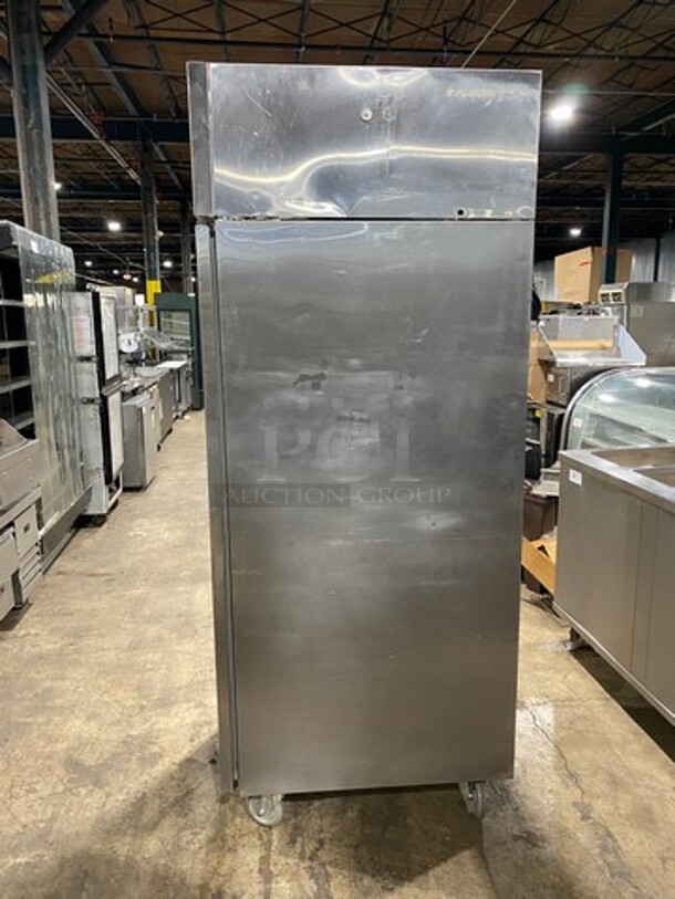 Norlake Commercial Single Door Reach In Refrigerator! With Poly Coated Racks! All Stainless Steel! On Casters! Model: NR241SSS SN: 09111289 115V 60HZ 1 Phase - Image 4 of 9