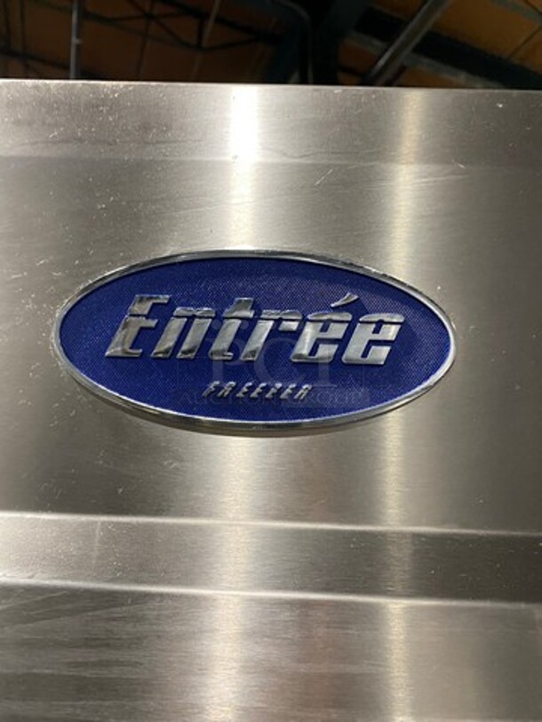 Entree Commercial Single Door Reach In Freezer! With Poly Coated Racks! All Stainless Steel! On Casters! Model: CF1 SN: 1711ENTH93113 115V 60HZ 1 Phase - Image 8 of 8