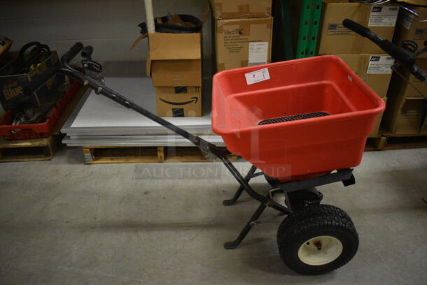 EarthWay Ev-n-spred Red Poly Walk Behind Broadcast Spreader. 21x43x32. (HS: Backroom) - Image 2 of 10