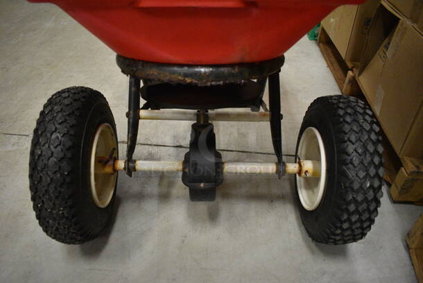 EarthWay Ev-n-spred Red Poly Walk Behind Broadcast Spreader. 21x47x36. (HS: Backroom) - Image 3 of 9