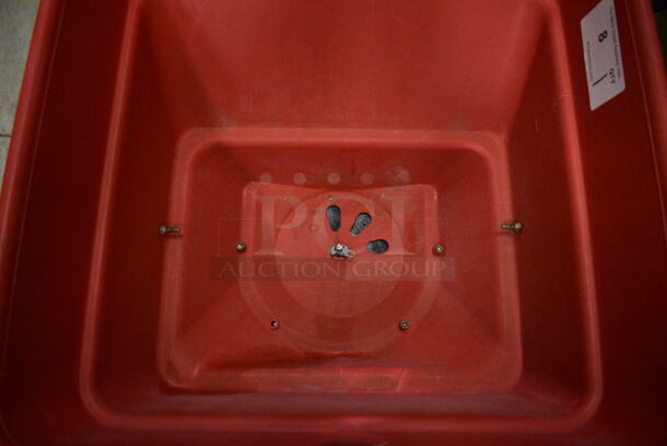 EarthWay Ev-n-spred Red Poly Walk Behind Broadcast Spreader. 21x47x36. (HS: Backroom) - Image 4 of 9