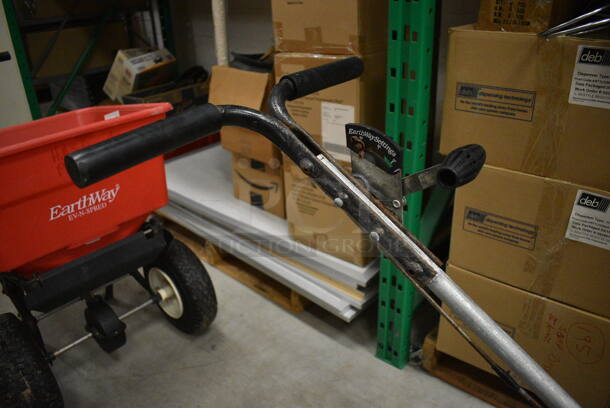 EarthWay Ev-n-spred Red Poly Walk Behind Broadcast Spreader. 21x47x36. (HS: Backroom) - Image 6 of 9
