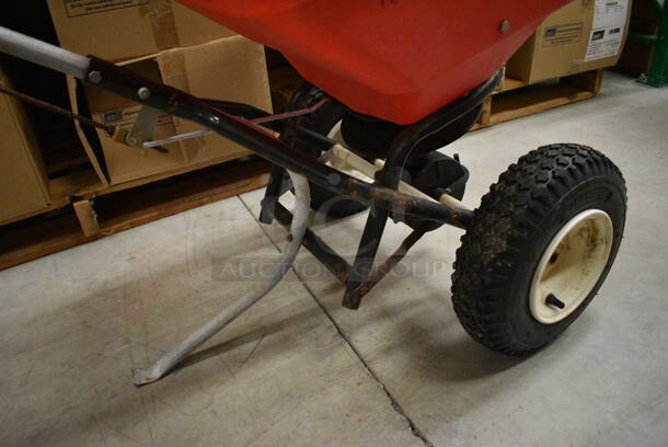EarthWay Ev-n-spred Red Poly Walk Behind Broadcast Spreader. 21x47x36. (HS: Backroom) - Image 7 of 9