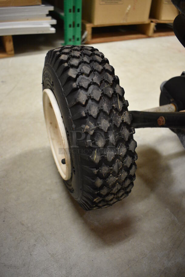 EarthWay Ev-n-spred Red Poly Walk Behind Broadcast Spreader. 21x47x36. (HS: Backroom) - Image 9 of 9