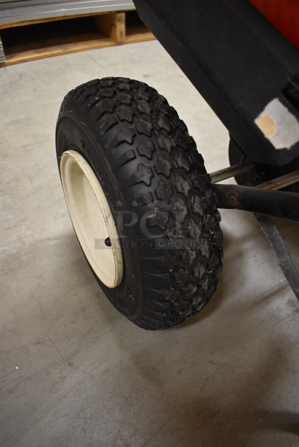 EarthWay Ev-n-spred Red Poly Walk Behind Broadcast Spreader. 21x43x32. (HS: Backroom) - Image 10 of 10