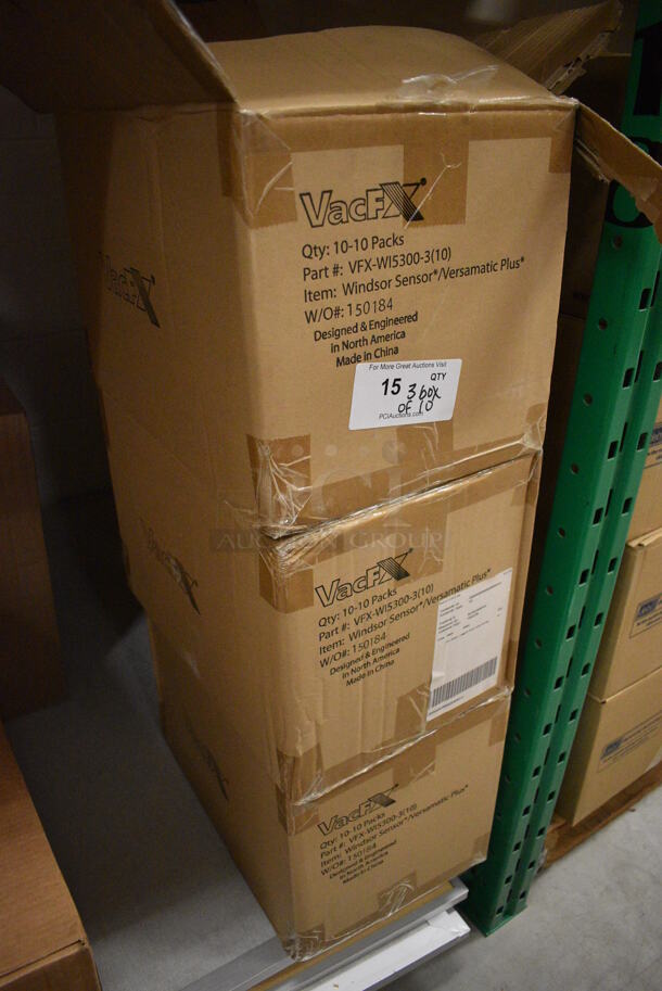 3 Boxes of 100 BRAND NEW! VacFX Vacuum Bags. 5x16.5. 3 Times Your Bid! (HS: Backroom) - Image 5 of 5