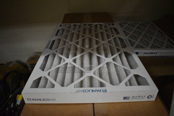4 Boxes of Various BRAND NEW! Filters; Two Boxes of 12 Pamlico Air 16x25x2, Box of 12 Pamlico Air 8x24x1 and Box of 12 Pamlico Air 14x20x2. 4 Times Your Bid! (HS: Backroom) - Image 2 of 10