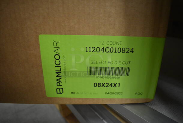 4 Boxes of Various BRAND NEW! Filters; Two Boxes of 12 Pamlico Air 16x25x2, Box of 12 Pamlico Air 8x24x1 and Box of 12 Pamlico Air 14x20x2. 4 Times Your Bid! (HS: Backroom) - Image 6 of 10