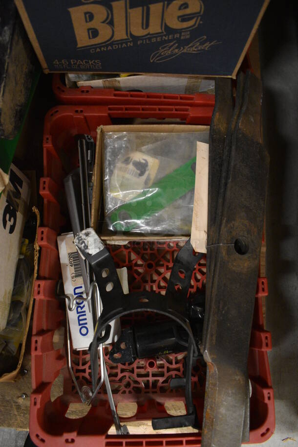 PALLET LOT OF Various Parts and Pieces For Various Units Including Scag Lawnmower and John Deere. (HS: Backroom) - Image 9 of 12