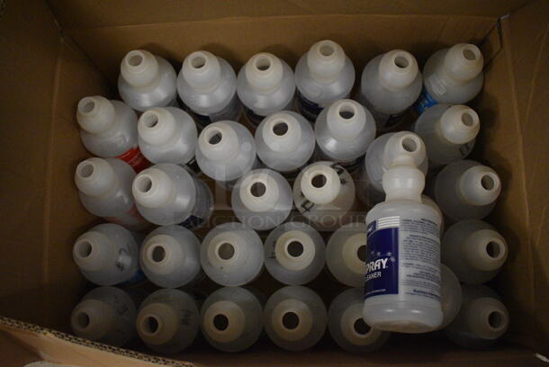 PALLET LOT Including 4 BRAND NEW True Seven Neutral Cleaner, 4 Used True Seven Neutral Cleaner, 3 BRAND NEW Tenacity All Purpose Cleaner, 1 Used Tenacity All Purpose Cleaner, 3 BRAND NEW Work Out Muscle Cleaner, 3 Used Work Out Muscle Cleaner and 1 BRAND NEW Marauder Environmental General Purpose Cleaner and Poly Spray Bottles. Includes 9.5x9.5x16. (HS: Backroom) - Image 8 of 8