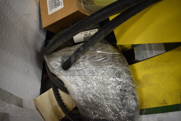 ALL ONE MONEY! Lot of 2 Boxes of Spare Parts Including Belts. (HS: Backroom) - Image 10 of 12