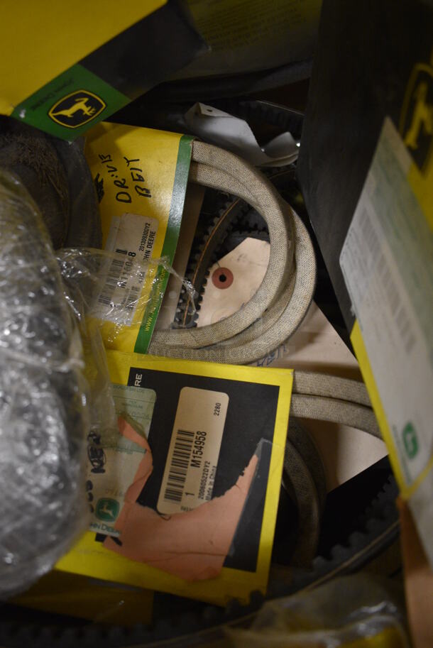ALL ONE MONEY! Lot of 2 Boxes of Spare Parts Including Belts. (HS: Backroom) - Image 12 of 12