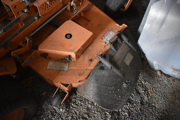 Scag STT-28CAT-SS Metal Commercial Turf Tiger Riding Lawn Mower. Unit Has Had Some Parts Removed. BUYER MUST REMOVE. 84x95x67. (HS: Garage 1) - Image 3 of 10