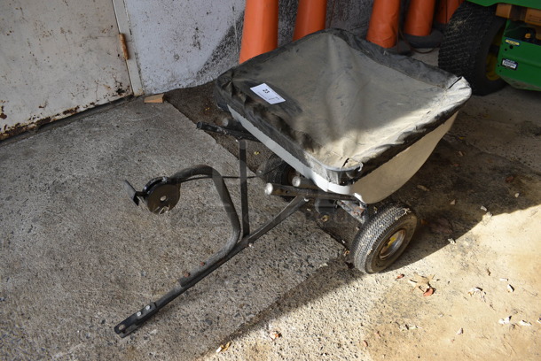 Precision Gray Poly Broadcast Spreader. 22x33x21. (HS: Garage 2)