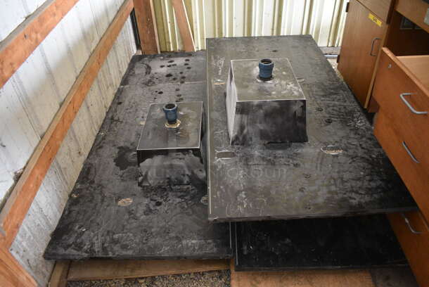 ALL ONE MONEY! Lot of Wooden Counter w/ 3 Sink Countertops. Unit Was Previously Used In Science Class. (HS: Garage 2) - Image 2 of 4
